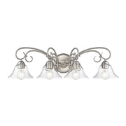 Homestead 4-Light Bath Vanity Light in Pewter
