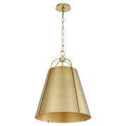 Ellen 18" 3 Light Pendant in Aged Brass