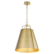 Ellen 18" 3 Light Pendant in Aged Brass