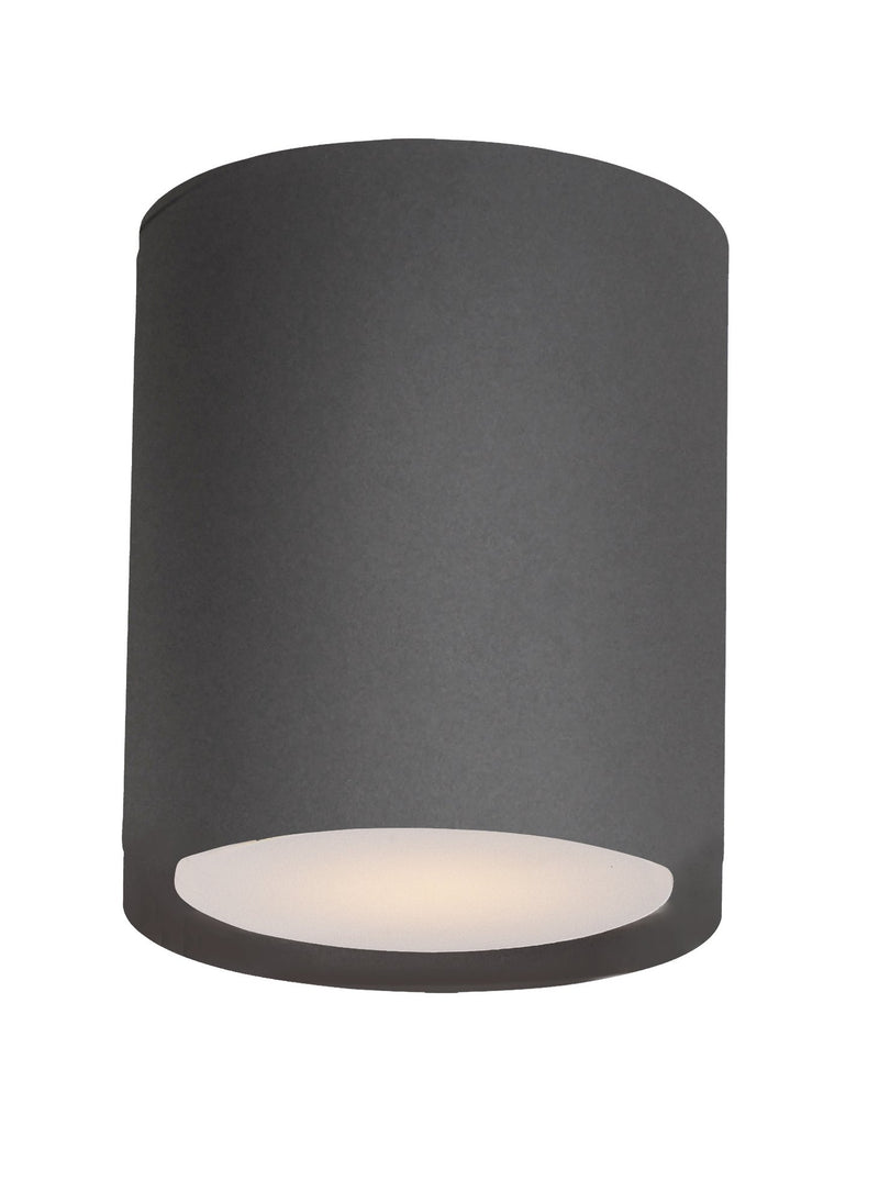 Lightray 1 Light LED Outdoor Flush Mount in Architectural Bronze