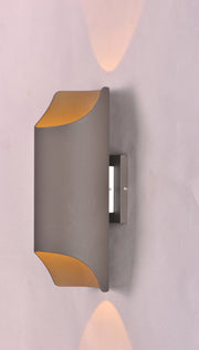 Lightray 13.75" LED Outdoor Wall Sconce in Architectural Bronze