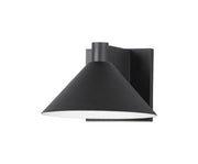 Conoid Medium LED Outdoor Wall Sconce in Black