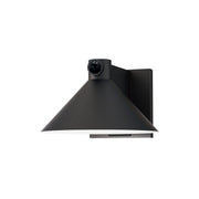 Conoid Medium LED Outdoor Wall Sconce in Black