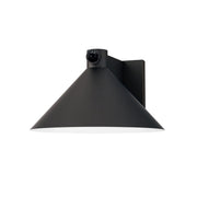 Conoid Large LED Outdoor Wall Sconce in Black