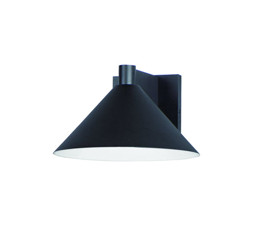 Conoid Large LED Outdoor Wall Sconce in Black