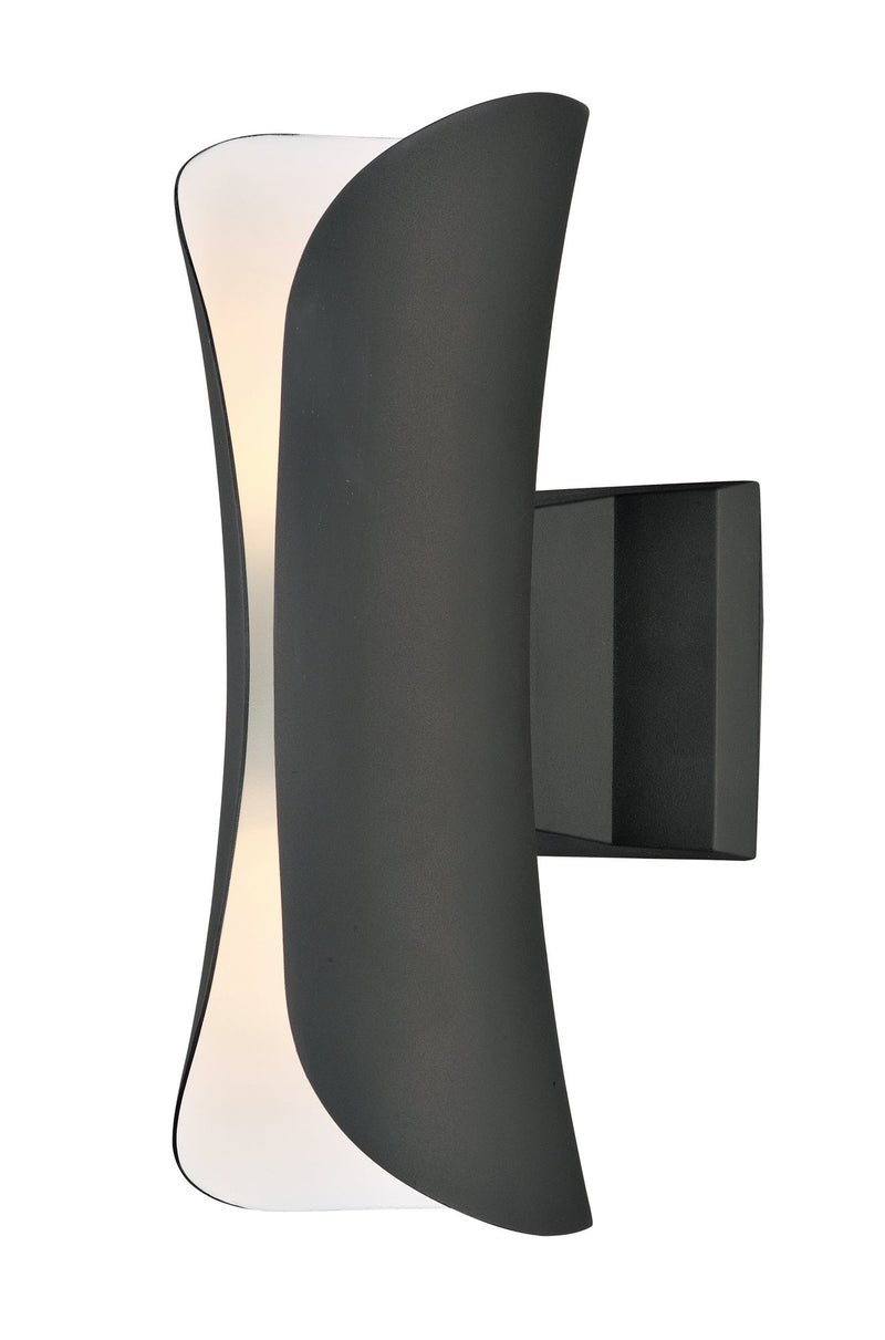 Scroll 13.5" LED Outdoor Wall Sconce in Architectural Bronze