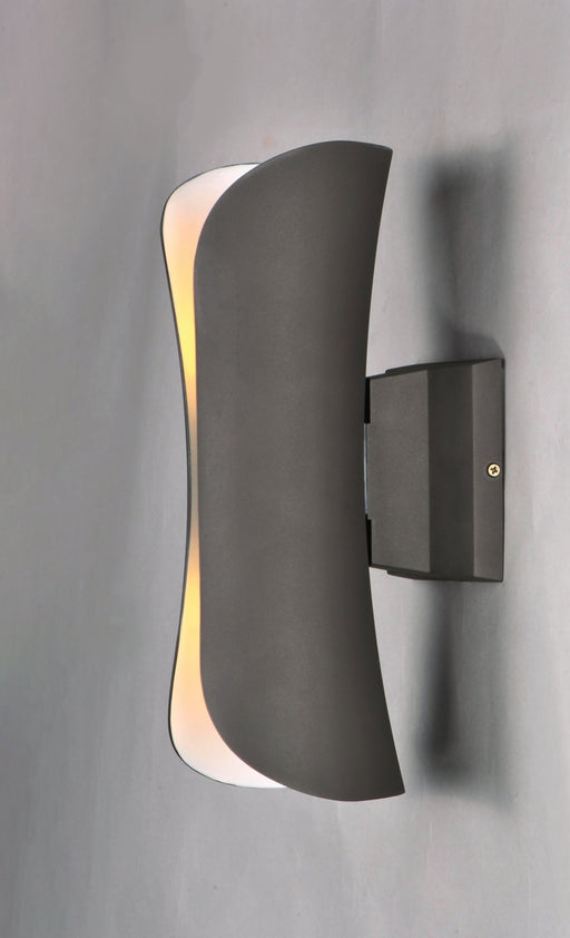 Scroll 13.5" LED Outdoor Wall Sconce in Architectural Bronze