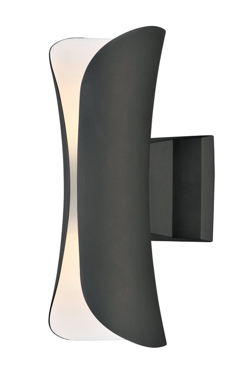 Scroll 13.5" LED Outdoor Wall Sconce in Architectural Bronze