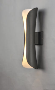 Scroll 21" LED Outdoor Wall Sconce in Architectural Bronze