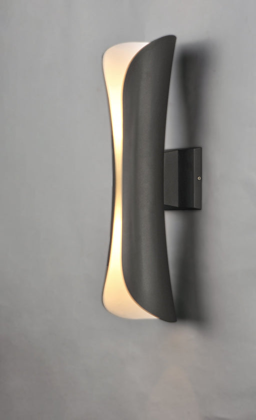 Scroll 21" LED Outdoor Wall Sconce in Architectural Bronze