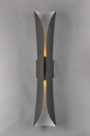 Scroll 30" LED Outdoor Wall Sconce in Architectural Bronze
