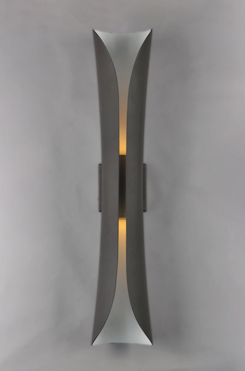 Scroll 30" LED Outdoor Wall Sconce in Architectural Bronze