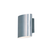Lightray LED Outdoor Wall Sconce in Brushed Aluminum