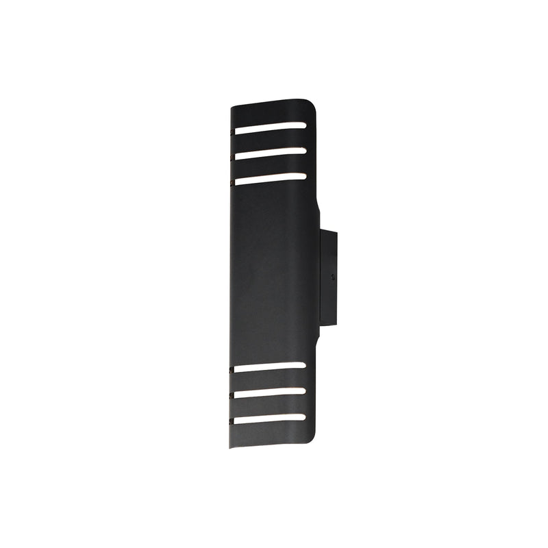 Lightray Medium LED Outdoor Wall Lamp in Black