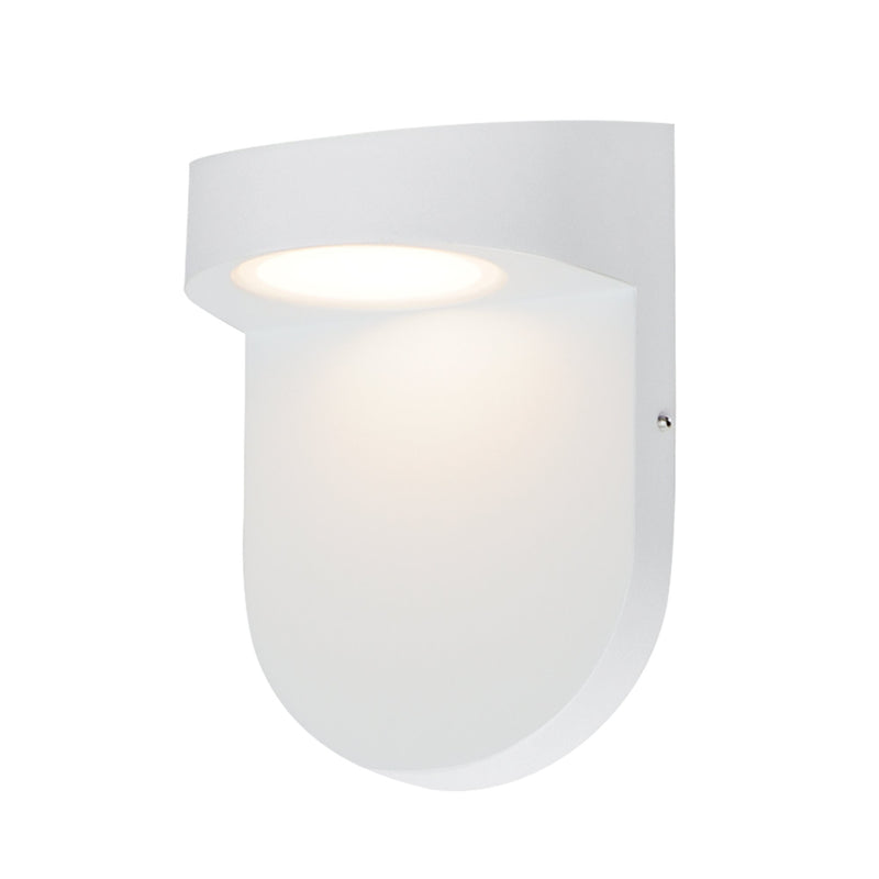 Ledge LED Outdoor ADA Wall Sconce in White