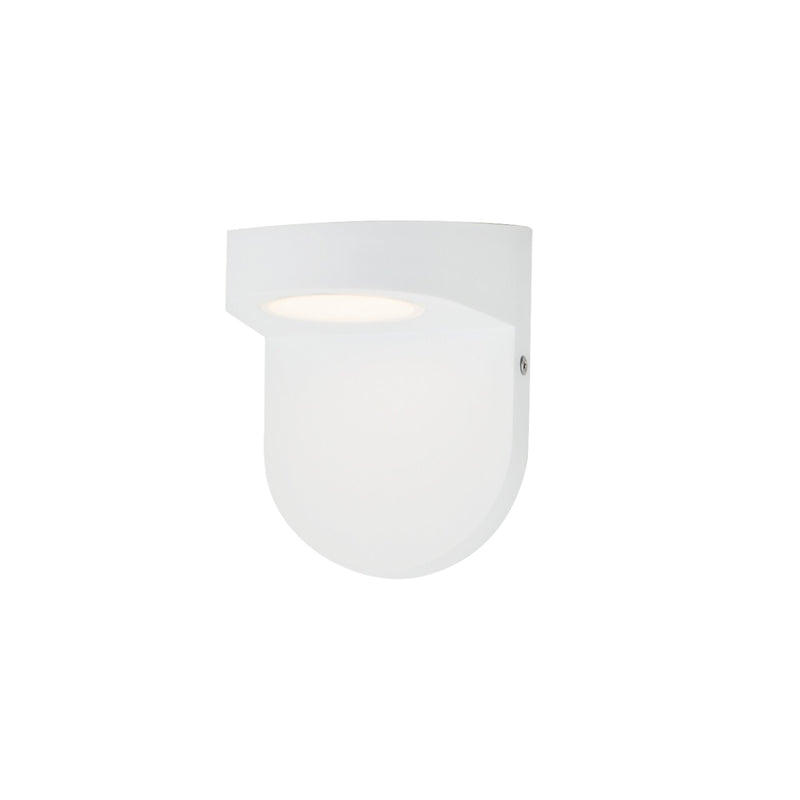 Ledge LED Outdoor Wall Sconce in White