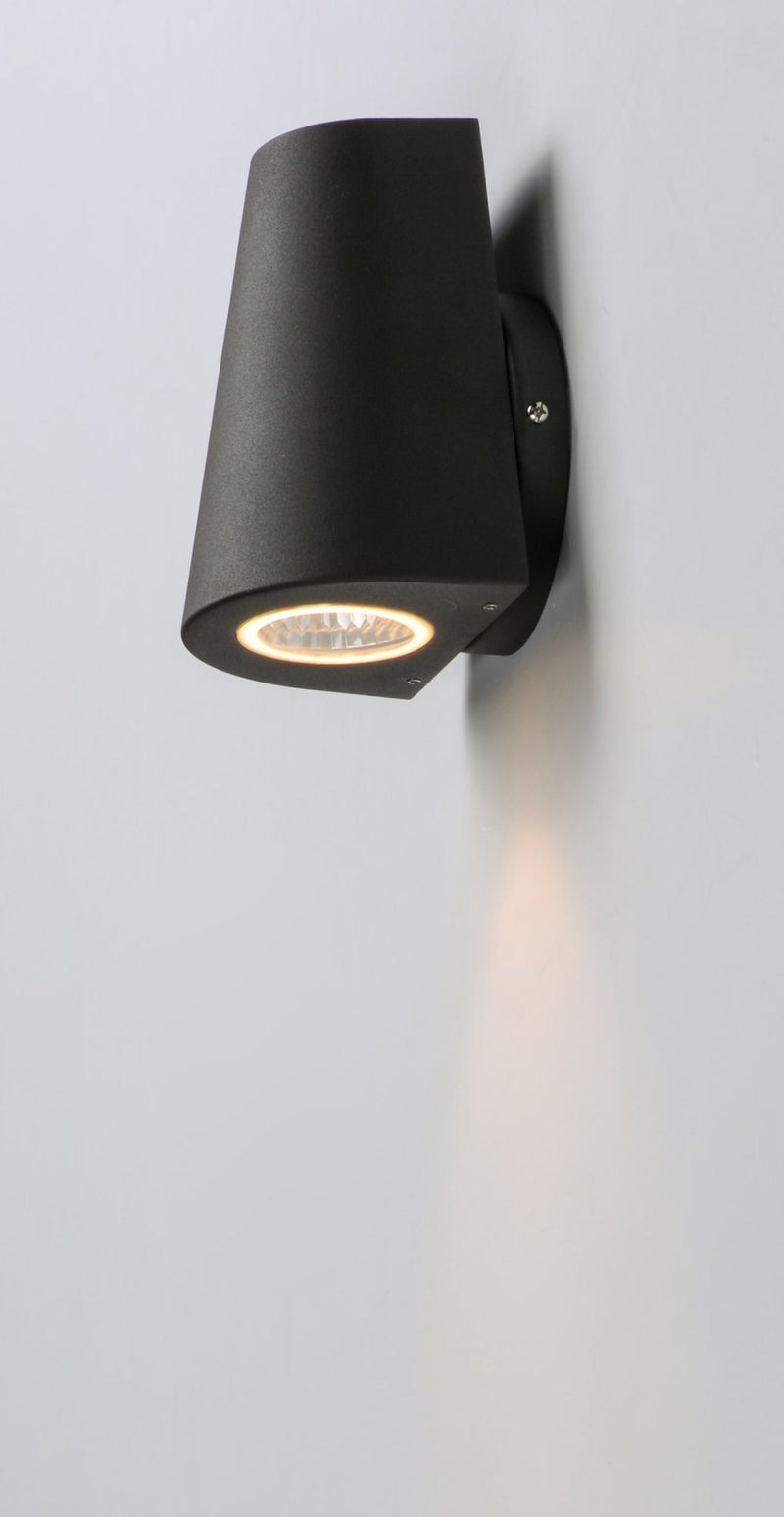 Mini 1 Light LED Outdoor Wall Sconce in Architectural Bronze