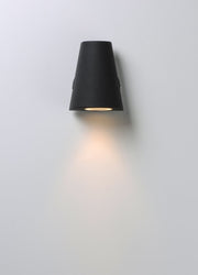 Mini 1 Light LED Outdoor Wall Sconce in Black