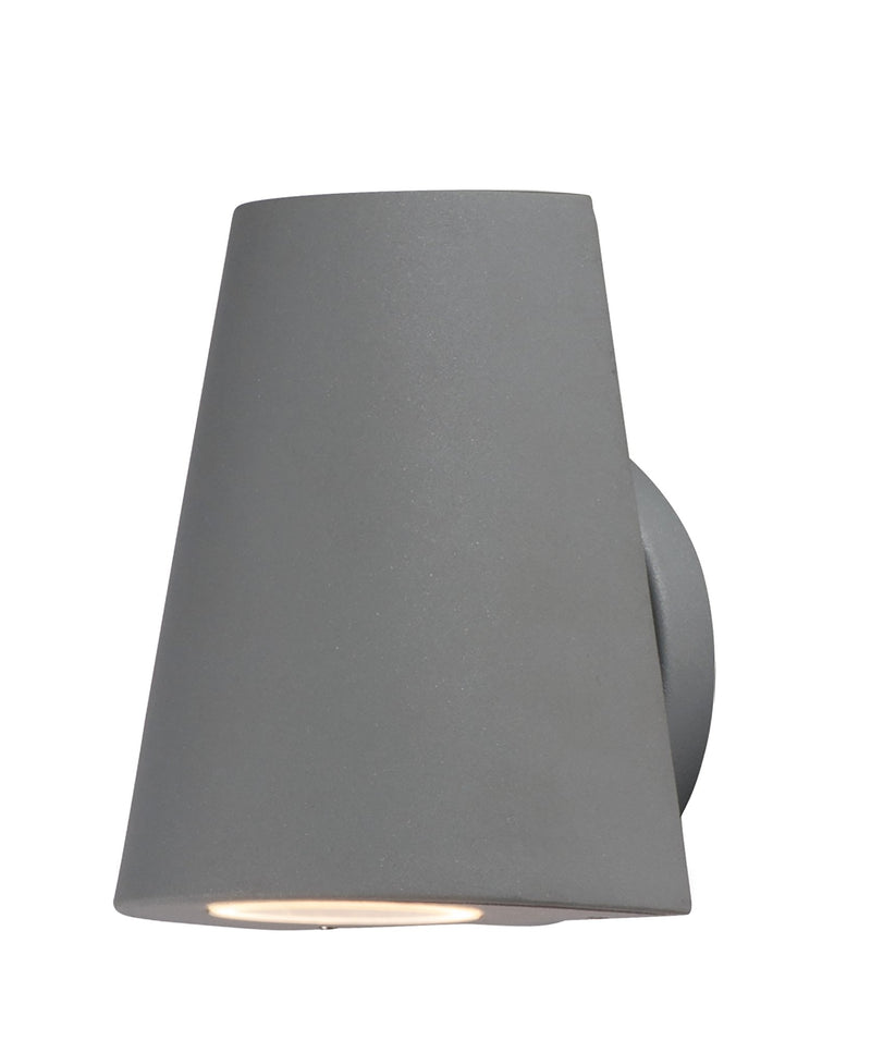Mini 1 Light LED Outdoor Wall Sconce in Silver