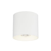 Stout Round LED Indoor/Outdoor Flush Mount in White