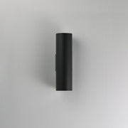 Stout 15" LED Outdoor Wall Sconce in Black