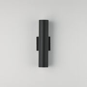 Caldera 15" LED Outdoor Wall Sconce in Black