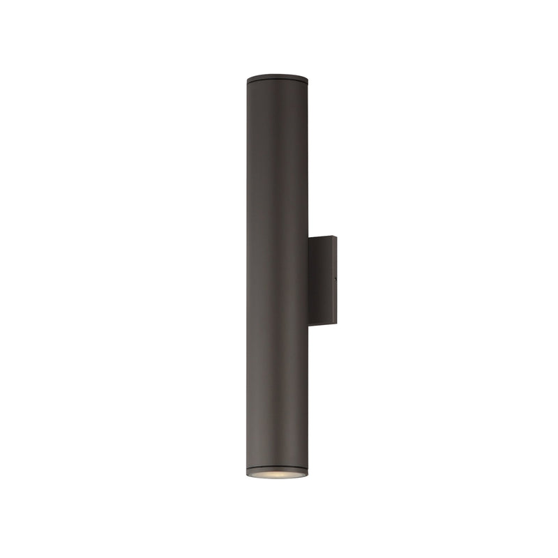 Caldera 20" LED Outdoor Wall Sconce in Architectural Bronze