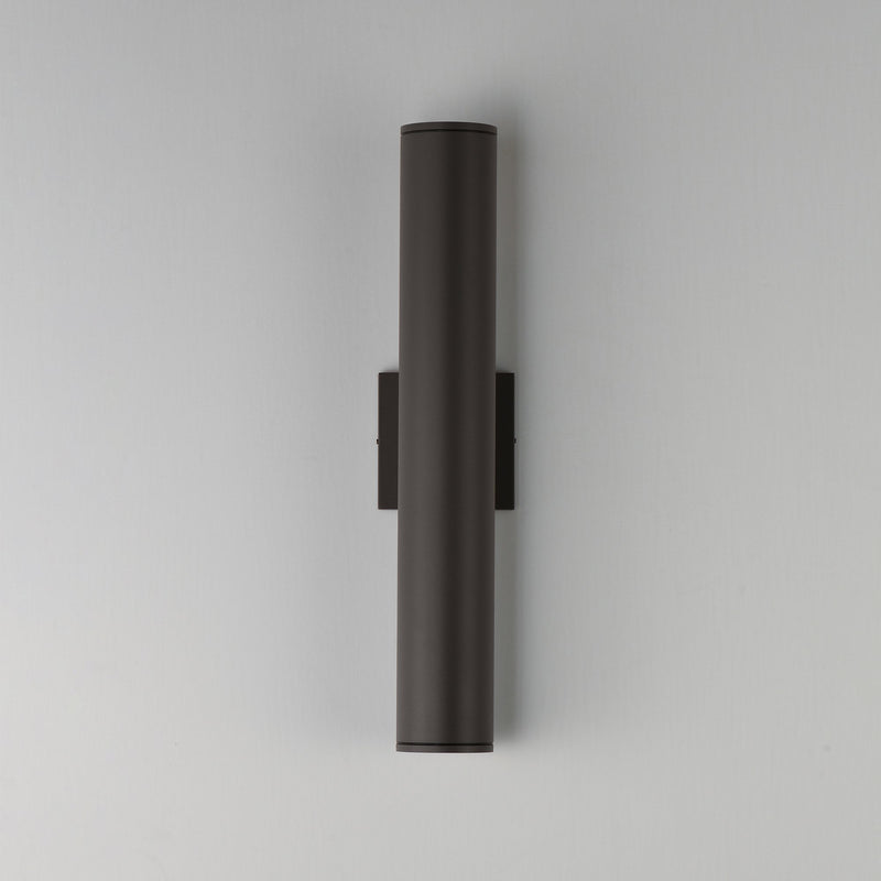 Caldera 20" LED Outdoor Wall Sconce in Architectural Bronze