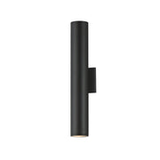 Caldera 20" LED Outdoor Wall Sconce in Black