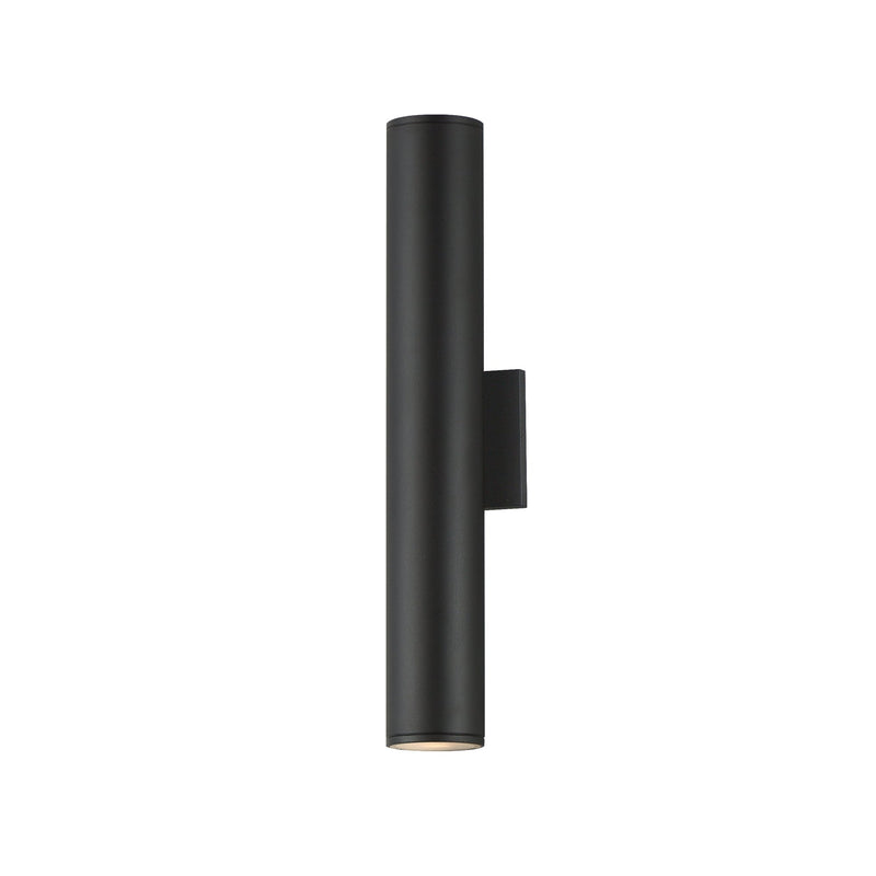 Caldera 20" LED Outdoor Wall Sconce in Black