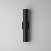 Caldera 20" LED Outdoor Wall Sconce in Black