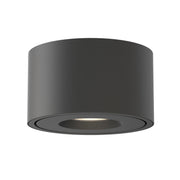 Fulcrum LED Flush Mount with Gimbal in Black