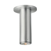 Fulcrum 7.5" LED Cylinder Semi-Flush Mount in Brushed Aluminum