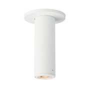 Fulcrum 7.5" LED Cylinder Semi-Flush Mount in White
