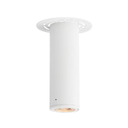 Fulcrum 7.5" LED Cylinder Semi-Flush Mount in White