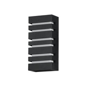 Keyes 14" LED Outdoor Wall Sconce in Black