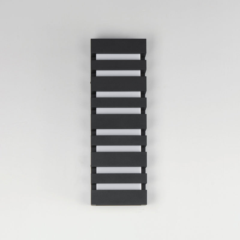 Keyes 20" LED Outdoor Wall Sconce in Black
