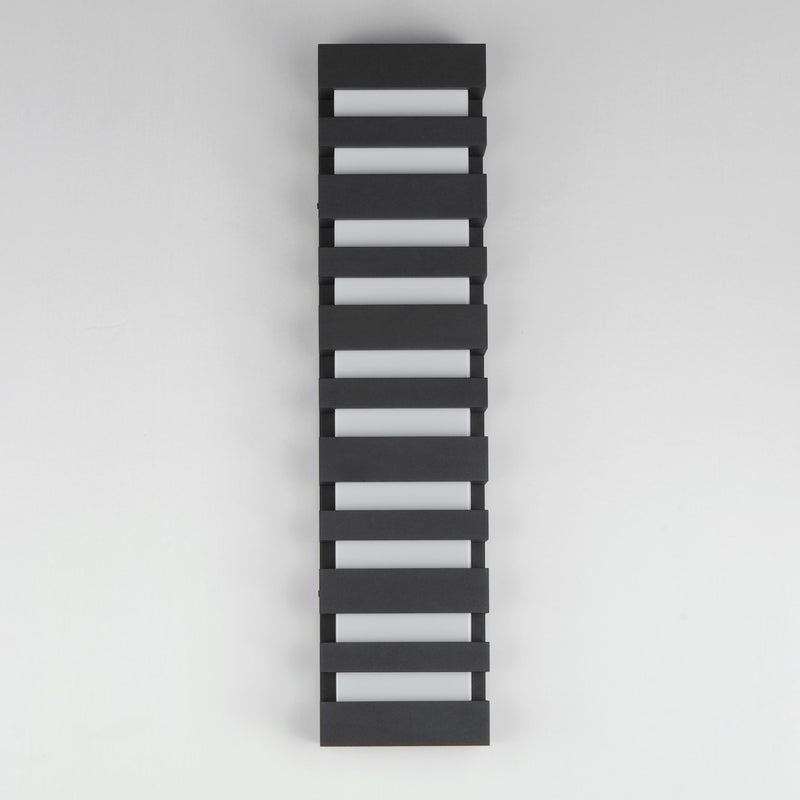 Keyes 28" LED Outdoor Wall Sconce in Black