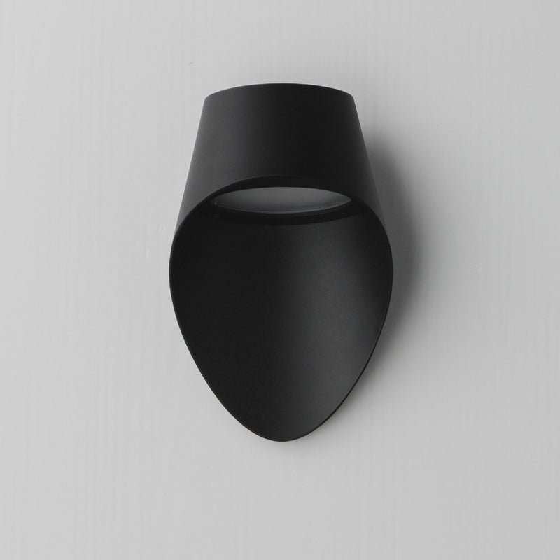 Cape LED Outdoor ADA Wall Sconce in Black