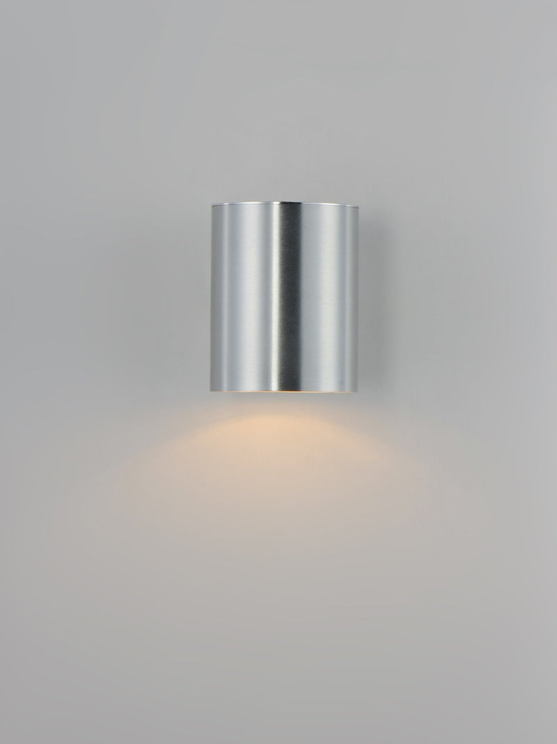 Outpost 1 Light 7.25" LED Outdoor Wall Sconce in Brushed Aluminum