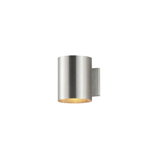 Outpost 1 Light 7.25" LED Outdoor Wall Sconce in Brushed Aluminum