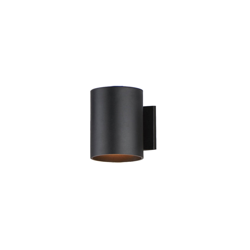 Outpost 1 Light 7.25" LED Outdoor Wall Sconce in Black