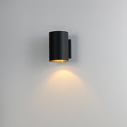 Outpost 1 Light 7.25" LED Outdoor Wall Sconce in Black