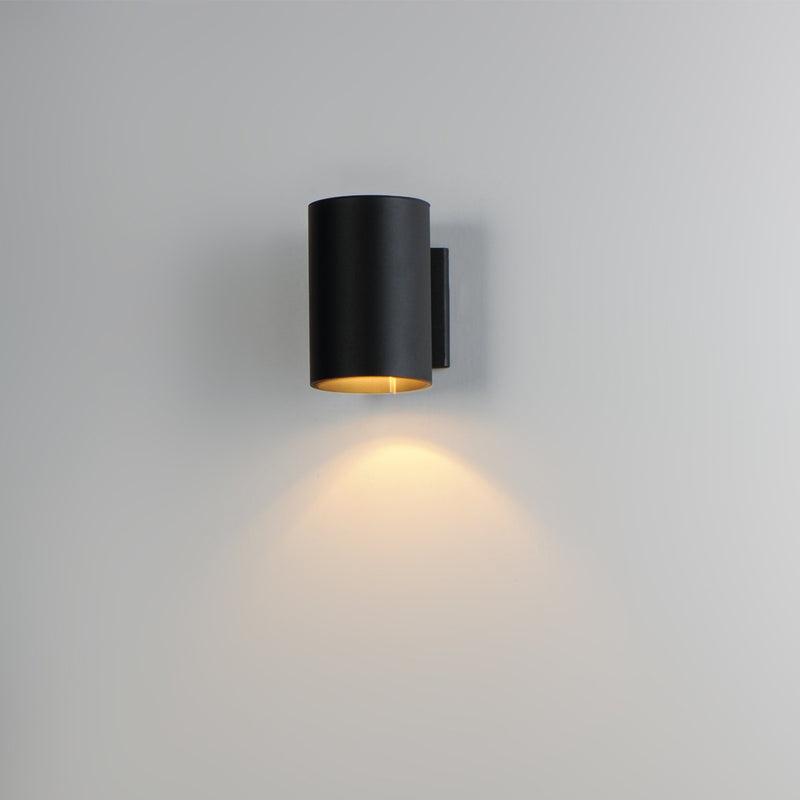 Outpost 1 Light 7.25" LED Outdoor Wall Sconce in Black