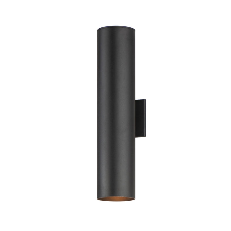 Outpost 2 Light 22" LED Outdoor Wall Sconce in Black