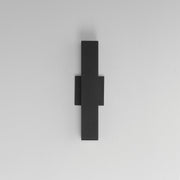 Culvert 15" LED Outdoor Wall Sconce in Black