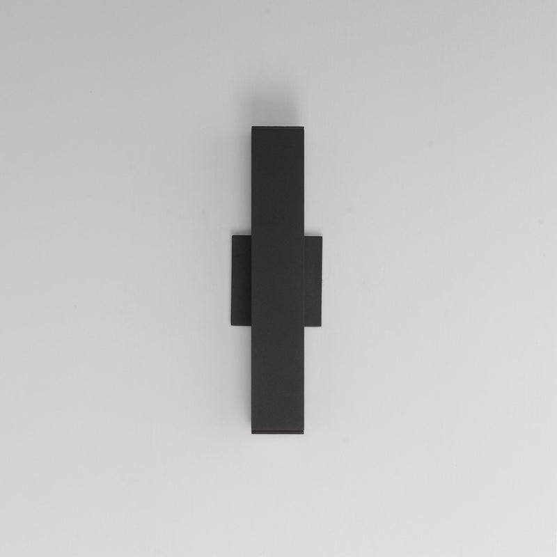 Culvert 15" LED Outdoor Wall Sconce in Black