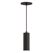 Calibro 7.5" LED Outdoor Pendant in Architectural Bronze