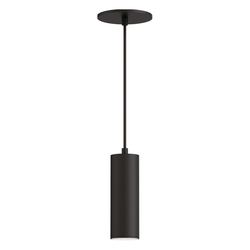 Calibro 7.5" LED Outdoor Pendant in Architectural Bronze