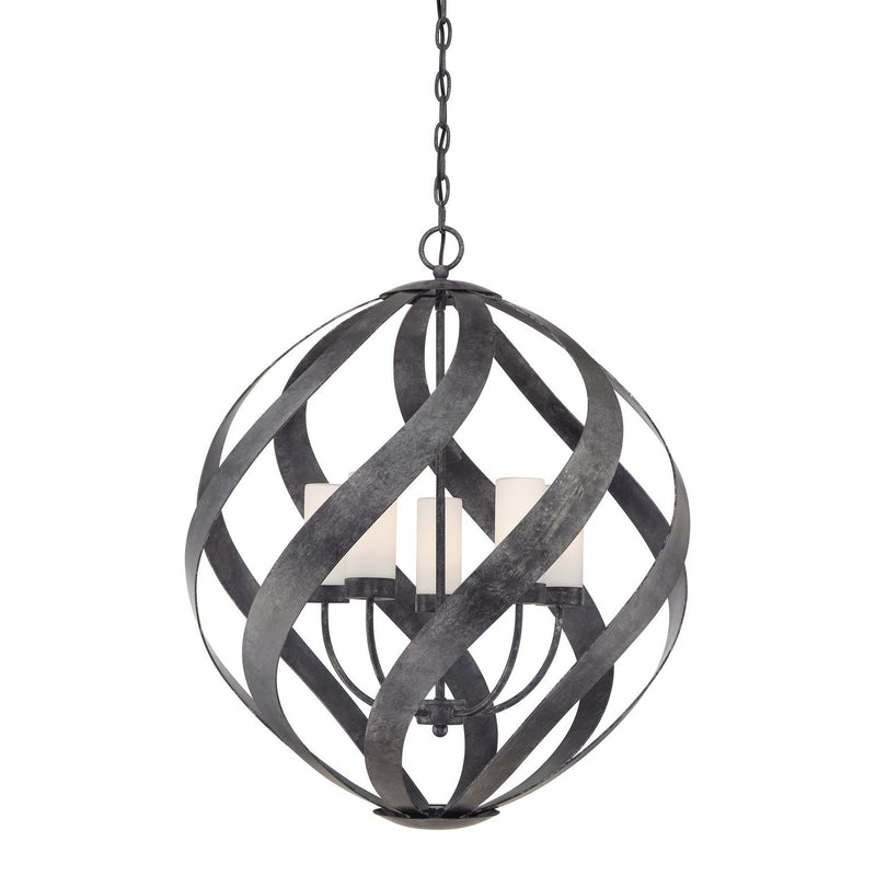 Blacksmith 5-Light Chandelier in Old Black Finish